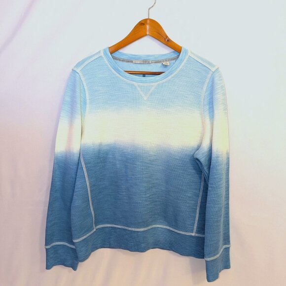 Tommy Bahama Men’s | Blue Tobago Bay Horizon Heavy Knit Crew | Size Large - Picture 3 of 8